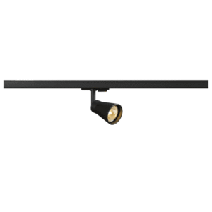 SLV Belgium - AVO railspot QPAR51/GU10 50W acier rond diam.6cm noir incl. 1F.-adapteur - 144200
