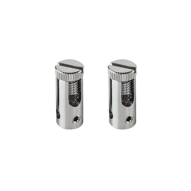 SLV Belgium Laagvolt kabel alimentation Deux connecteurs cylindriques métalliques pour système de câble basse tension
