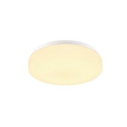 Plafonnier extérieur LED blanc IP44, configuration visible