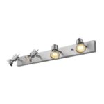 SLV Belgium - Asto 4 spot mur/plafond GU10 4x50W alu brossé - 147444