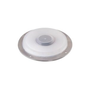 Module LED encastrable rond extérieur finition argentée
