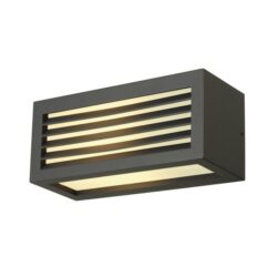 SLV Belgium - BOX-L E27 applique rectangulaire anthracite E27 max. 18W - 232495