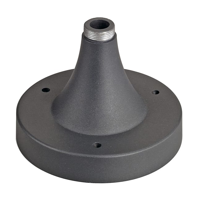SLV Belgium Voet Base borne New Myra 1 et 2 Base anthracite ronde pour borne New Myra 1 et 2 avec filetage central et trois trous de fixation