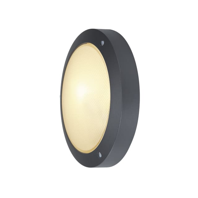 SLV Belgium - Bulan applique 1x max. 60W E14 230V D=27cm verre satiné IP44 anthracite - 229075 SLV Belgium - Bulan applique 1x max. 60W E14 230V D=27cm verre satiné IP44 anthracite - 229075