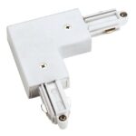 SLV Belgium - Connection coin pour 1-Fase HV-rail échouement extérieur blanc - 143051