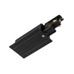 SLV Belgium - Dispositif d'alimentation d'extrémité rail encastré 3P terre à gauche noir DALI - 1006519