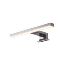 Détails visibles de Applique murale miroir LED chrome IP44 pour Éclairage de miroir