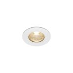 SLV Belgium - Encastré outdoor de plafond Patta-I LED rond DL IP65 blanc 1800-3000K - 1002099