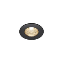 SLV Belgium - Encastré outdoor de plafond Patta-I LED rond DL IP65 noir 1800-3000K - 1002098