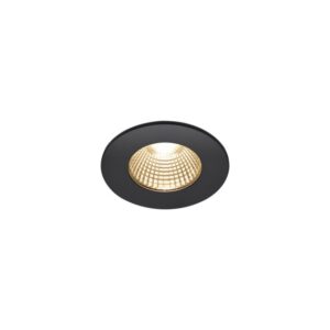 SLV Belgium - Encastré outdoor de plafond Patta-I LED rond DL IP65 noir 1800-3000K - 1002098