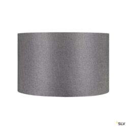 Abat-jour rond FENDA gris 45,5 cm, configuration visible