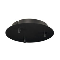 Détails visibles de Patère ronde FITU pour suspension E27 noir pour Raccord de lustre