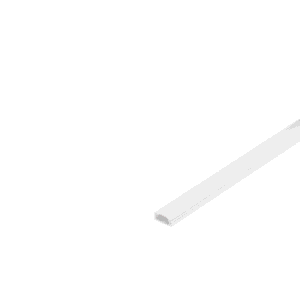 Profil LED linéaire blanc mat en aluminium pour rubans LED