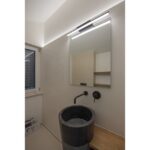 6W 3000K/4000K 1160lm alu/verre noir - 1003506