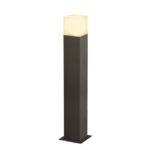 SLV Belgium - Grafit SL60 balise 11W E27 230V +boite de connexion H60cm anthracite/blanc IP44 - 231225