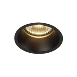 Détails visibles de Spot encastrable rond GU10 noir mat pour Spots encastrés