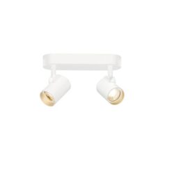 Détails visibles de Applique plafonnier LED double blanc 18W 3000K pour Spots en saillie