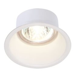SLV Belgium - Horn GU10 encastrable plafond 50W 230V blanc mat - 112911