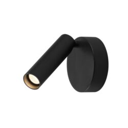 Détails visibles de Applique murale LED orientable noire 7,5W 3000K pour Spots en saillie