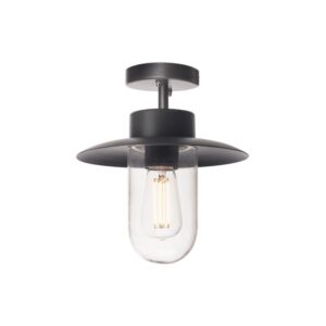 SLV Belgium - Molat plafonnier extérieur anthracite E27 max 60W IP44 - 1000823