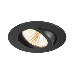 SLV Belgium - NEW TRIA 68 DL 3000K 38° rond noir - 1007390