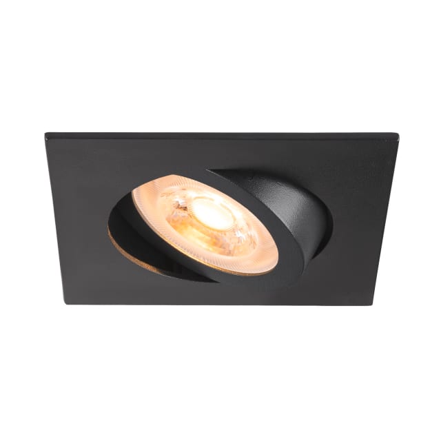 SLV Belgium - NEW TRIA 68 DL carré 10 W GU10 noir - 1007372 SLV Belgium - NEW TRIA 68 DL carré 10 W GU10 noir - 1007372