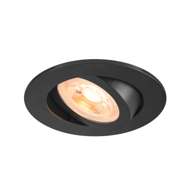 SLV Belgium - NEW TRIA 68 DL rond 10 W GU10 noir - 1007369 SLV Belgium - NEW TRIA 68 DL rond 10 W GU10 noir - 1007369