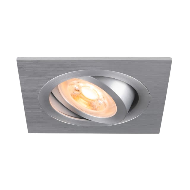 SLV Belgium - NEW TRIA 75 DL carré 10 W GU10 alu - 1007379 SLV Belgium - NEW TRIA 75 DL carré 10 W GU10 alu - 1007379