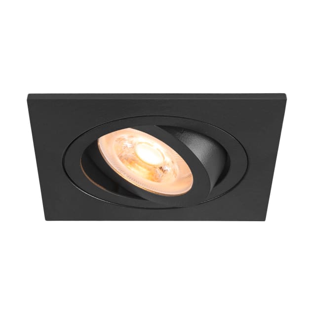 SLV Belgium - NEW TRIA 75 DL carré 10 W GU10 noir - 1007378 SLV Belgium - NEW TRIA 75 DL carré 10 W GU10 noir - 1007378