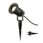 SLV Belgium - Nautilus Spike spot de jardin GU10 excl lampe noir - 227410