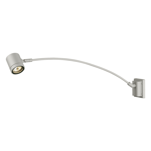 SLV Belgium - New Myra Display Curve applique 1x50W Gu10 orientable IP55 gris argent - 233134 SLV Belgium - New Myra Display Curve applique 1x50W Gu10 orientable IP55 gris argent - 233134
