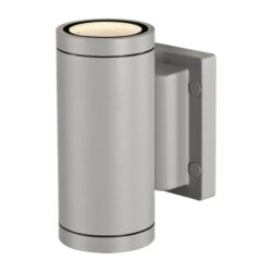 SLV Belgium - New Myra Up/Down applique 2x max. 35W Gu10 230V IP55 gris argent - 233114