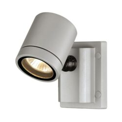 SLV Belgium - New Myra Wall applique 1x max. 50W Gu10 230V orientable IP55 gris argent - 233104