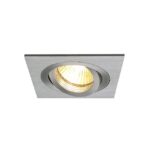 SLV Belgium - New Tria I GU10 spot encastré 50W 230V alu brossé - 111361