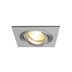 SLV Belgium - New Tria I GU10 spot encastré 50W 230V alu brossé - 111361