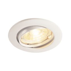 SLV Belgium - Pika encastré orientable blanc QPAR51 max 50W - 1000718