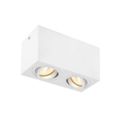 SLV Belgium - Plafonnier indoor apparent Triledo Double QPAR51 blanc max. 10W - 1002006