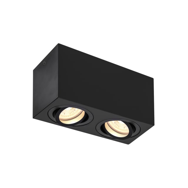 SLV Belgium - Plafonnier indoor apparent Triledo Double QPAR51 noir max. 10W - 1002005 SLV Belgium - Plafonnier indoor apparent Triledo Double QPAR51 noir max. 10W - 1002005