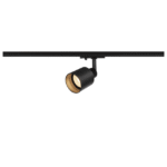 SLV Belgium - Puri track SPOT QPAR51 verre noir 50W incl. adaptateur monophasé - 1001868