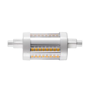Ampoule LED R7S 78 mm 9 W dimmable 3000 K culot double extrémité