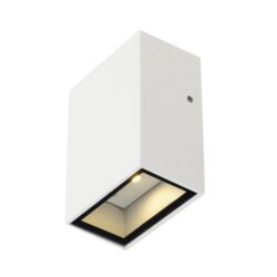 SLV Belgium - QUAD 1 applique carree blanche LED blanc chaud 1x3W - 232461