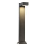 SLV Belgium - Quadrasyl SL 75 borne 1x11W Gx53 230V + set d'ancrage anthracite IP44 - 232295