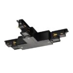 SLV Belgium - Raccord en T S-track DALI terre à droite noir - 1002651