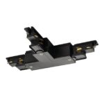 SLV Belgium - Raccord en T S-track DALI terre à gauche noir - 1002652