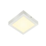 SLV Belgium - Senser 18 plafonnier en saillie intérieur LED carré blanc 3000K - 1003018