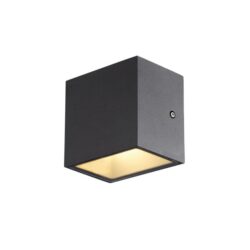 SLV Belgium - Sitra CUBE WL Up/Down LED applique/plafond apparent anthracite IP44 3000K 10W - 1002032