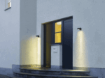 Applique murale extérieure anthracite avec éclairage asymétrique vers le sol