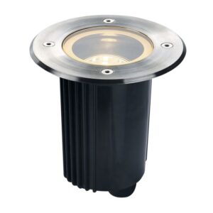SLV Belgium - Spot encastré dans le sol outdoor DASAR 115 QPAR51 IP67 rond acier inox 316 35W - 229320