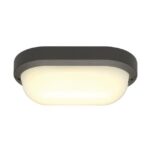 SLV Belgium - Terang 2 apparent LED 11W 680lm 3000K anthracite IP44 - 229935