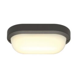 SLV Belgium - Terang 2 apparent LED 11W 680lm 3000K anthracite IP44 - 229935